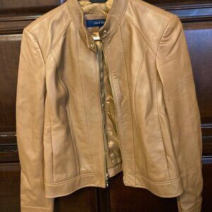 Cole Haan leather jacket NWT